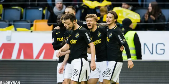 Inför måndagens match mot Malmö