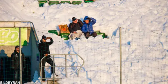 GIF-Örebro: noll, noll och en snöhög till arena