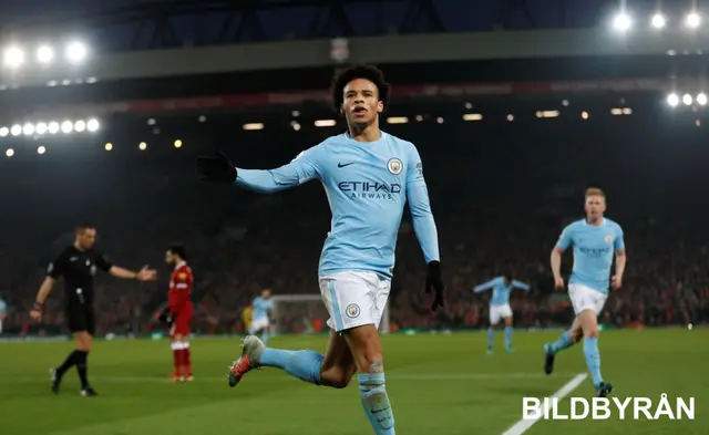 Leroy Sané räds inte Anfields atmosfär