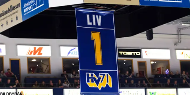 Nummer 1 hissades i taket när HV71 föll mot Timrå