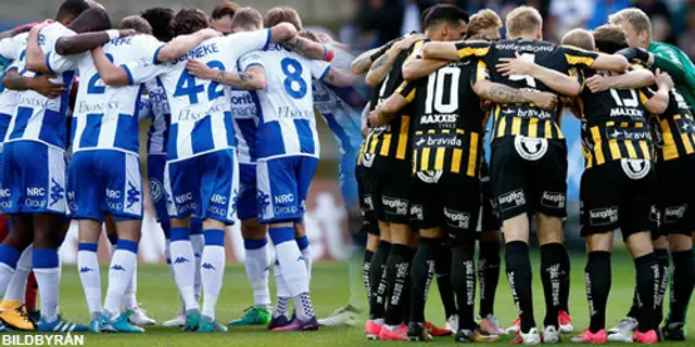 Inför IFK Göteborg - BK Häcken: Säsongens första derby