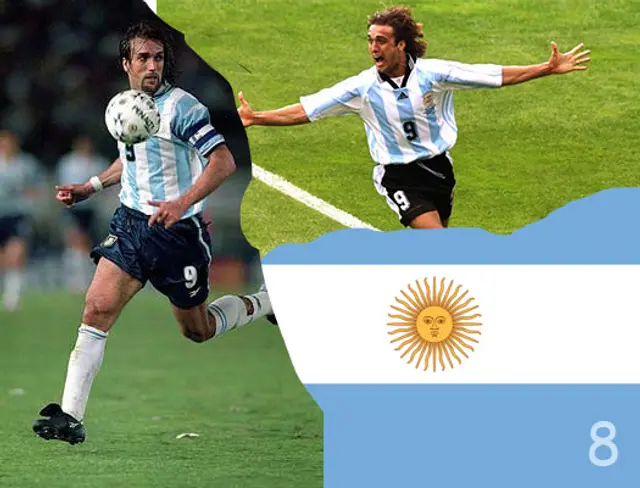 Argentinas 30 största VM-legendarer genom tiderna: Plats 8 - Gabriel Batistuta