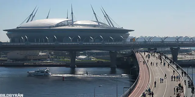 Spelplatserna: Krestovsky Stadium, Sankt Petersburg