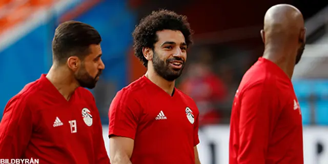 Salah på bänken för Egypten