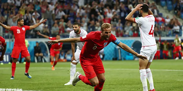 Matchfakta: Tunisien-England 1-2