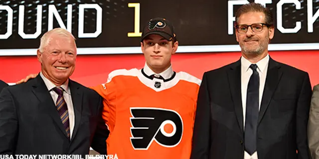 Flyers valde Farabee och O’Brien 