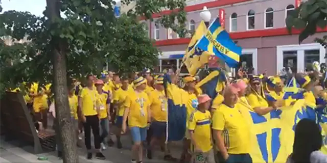 De svenska fansen laddar inför Mexiko