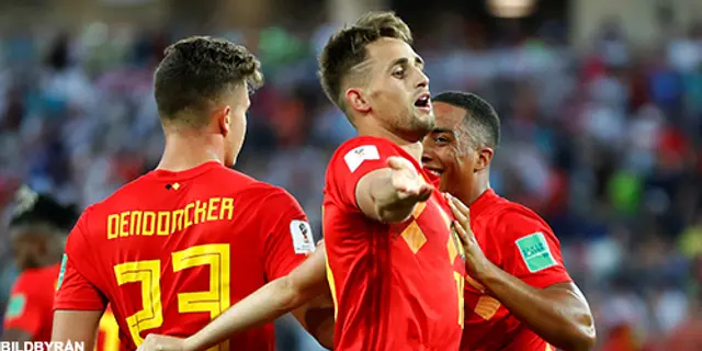 Matchfakta: England-Belgien 0-1