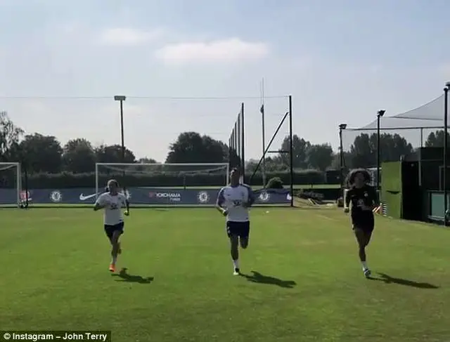 Terry tränade på Cobham 