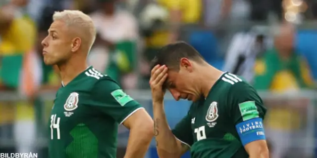 Brasilien 2-0 Mexiko: Team blondie åkte ut