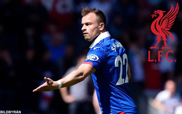 Xherdan Shaqiri närmar sig Liverpool