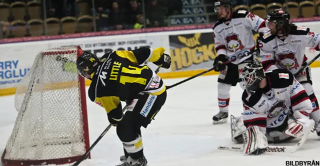 Västerås lyckades besegra Malmö efter lysande första period med 16-0 i skott och 3-0 i mål