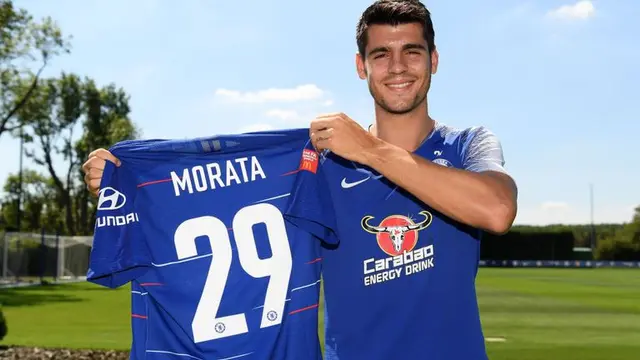 Morata 9 --> 29 