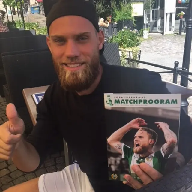 Supportrarnas matchprograms intervju med David Fällman