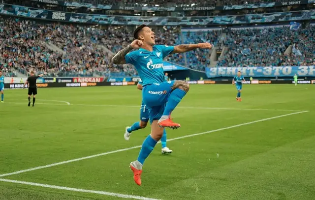 Driussi tvåmålsskytt när Zenit tog fjärde raka