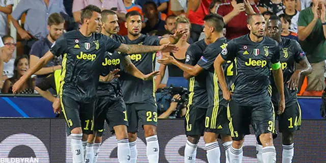 Valencia 0-2 Juventus: Seger trots utvisning