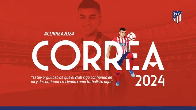 Officiellt: Ángel Correa förlänger till 2024