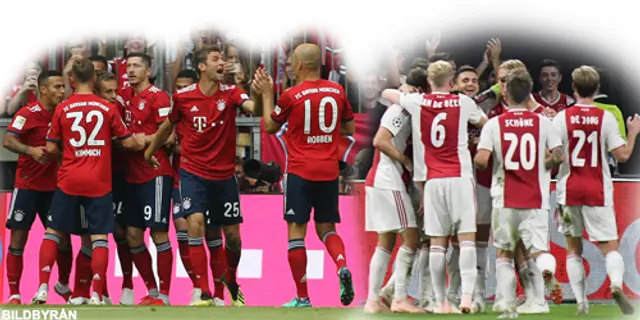 Inför Europapokal Gruppenspiel FC Bayern München - Ajax Amsterdam