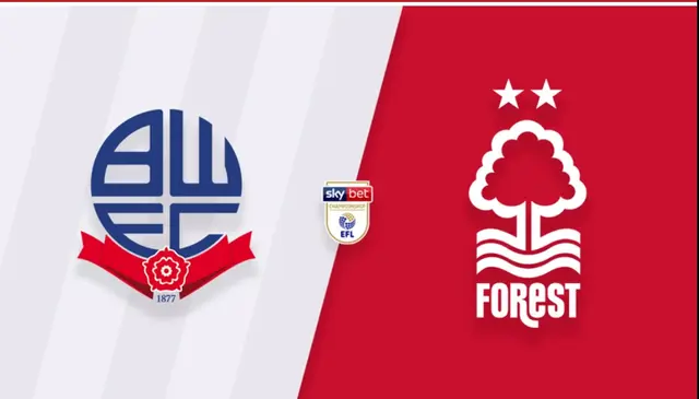 Inför Bolton Wanderers - Nottingham Forest 