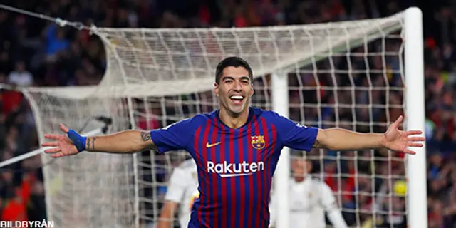 Luis Suárez matchhjälte för Barca i den 90:e matchminuten!