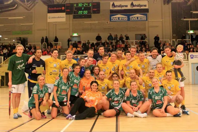 Handbollsmatchen genererade 20 000 kr till Barncancerfonden!