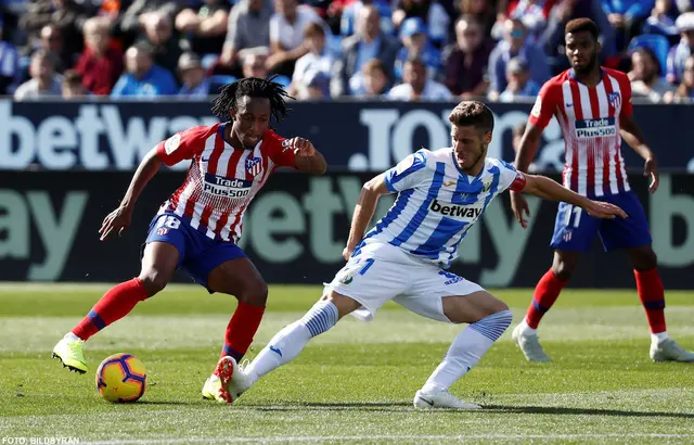 Matchrapport: Leganés - Atlético Madrid 1-1