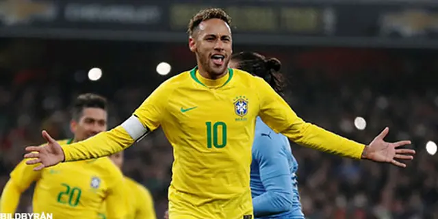 Brasilien - Uruguay 1-0: Neymar avgjorde på straff