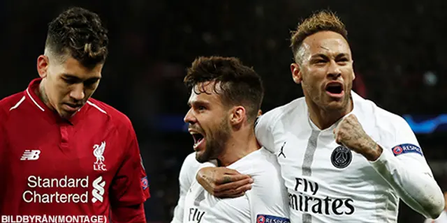 PSG levererade mot Liverpool