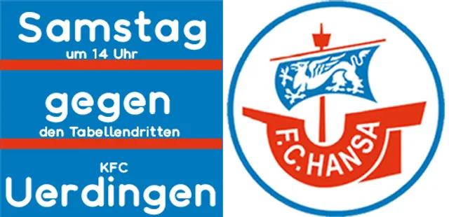 Inför KFC Uerdingen - Hansa Rostock