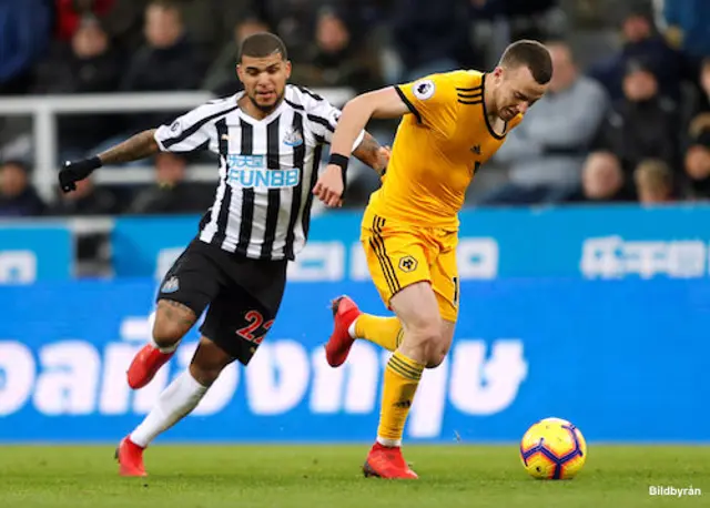 Newcastle - Wolves 1-2: Bitter övertidsförlust