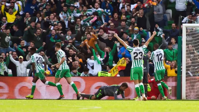 Real Betis laget som ökat mest jämfört med 2017