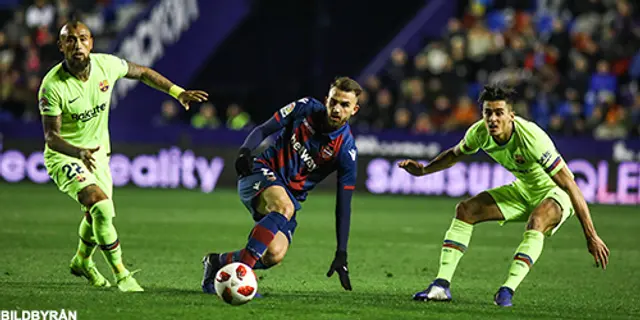 UD Levante – FC Barcelona 2-1: Allt öppet inför returen