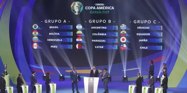 Grupperna till Copa America 2019 är lottade!