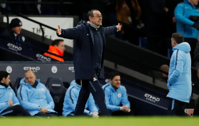 Sarri riskeras sparkas