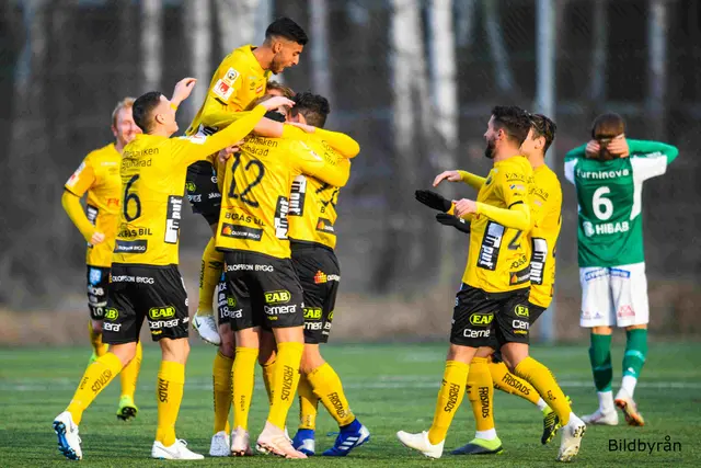 Vinst i årets första tävlingsmatch