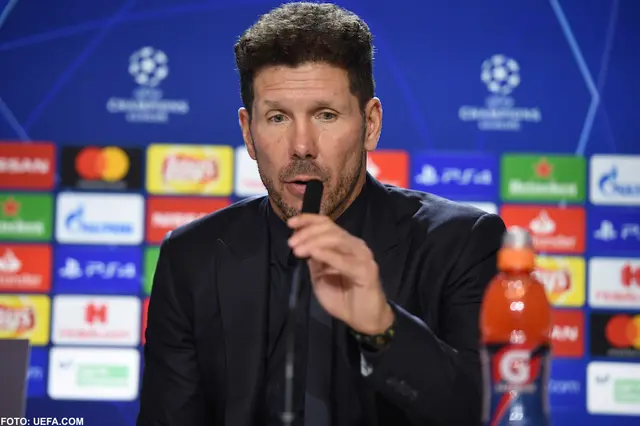 Simeone: "Det är 50/50 om vem som går vidare"