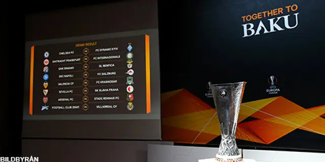 Så lottades åttondelsfinalerna i Europa League – samtliga matcher listade