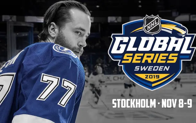 Tampa Bay och Buffalo till Stockholm i november