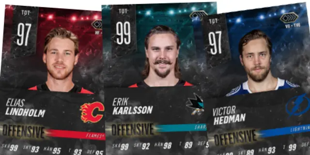 Sex svenskar i årets NHL 19-lag 