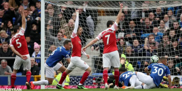 Matchrapport: Everton - Arsenal 1-0