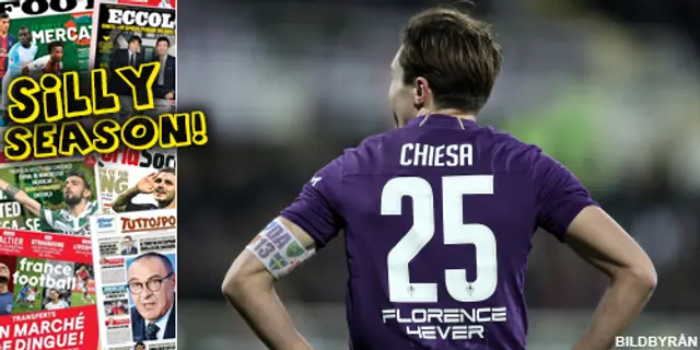 Sillysvepet: ”Chiesa stannar i Fiorentina” 