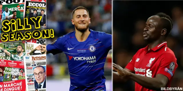 Sillysvepet: Chelsea accepterar Hazard-bud – Bayern vill ha Sadio Mané