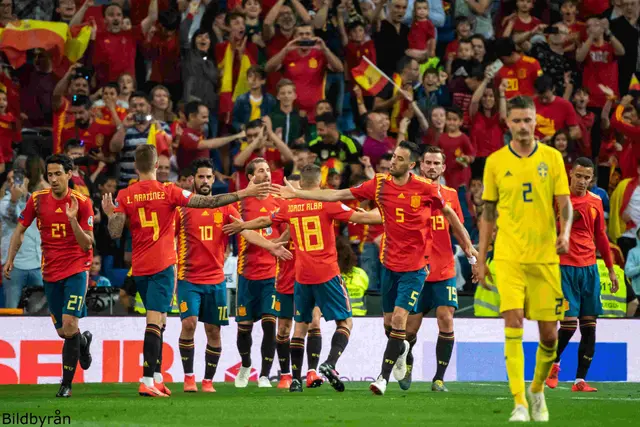 Spelarbetyg: Spanien - Sverige