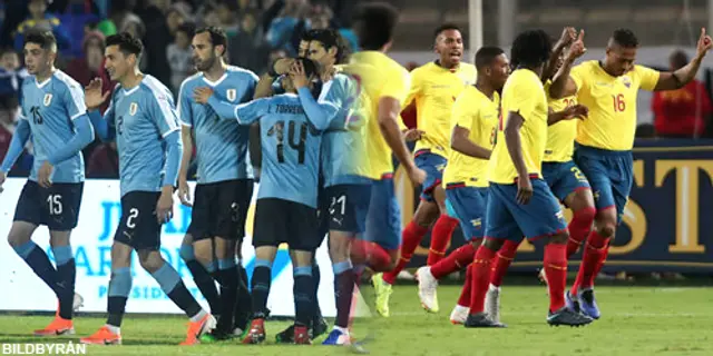 Uruguay storfavoriter mot Ecuador