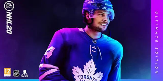 Auston Matthews pryder omslaget till NHL 20 