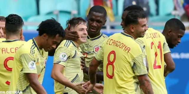 Colombia ställs mot regerande mästarna i kvartsfinalen