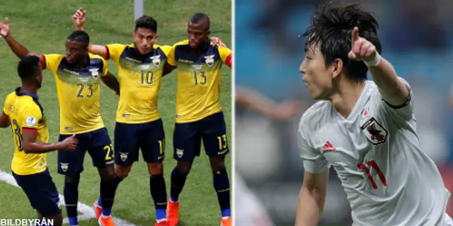 Ecuador och Japan jagar slutspelsplats