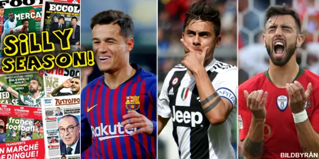 Sillysvepet: Coutinho, Dybala & Fernandes till Tottenham?