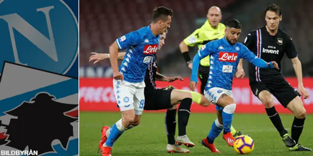 Inför Napoli – Sampdoria: Två vidöppna spjäll