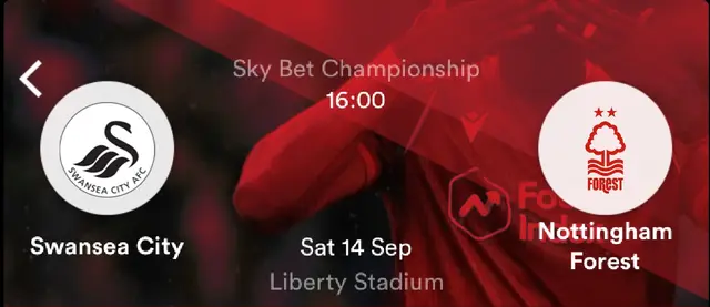 Inför Swansea City - Nottingham Forest